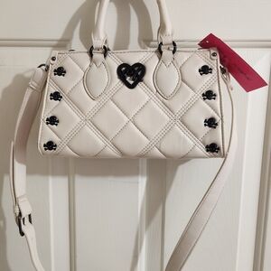 Betsey Johnson XOROXIE Skull Halloween Crossbody In Chalk NWT
